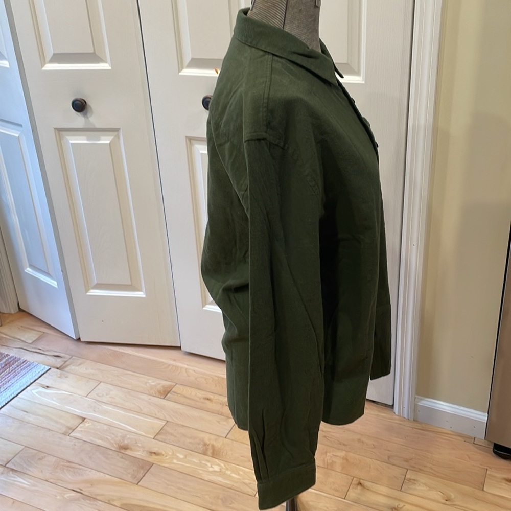 BLDWN Olive Green Button-Up Shirt - Picture 4 of 8